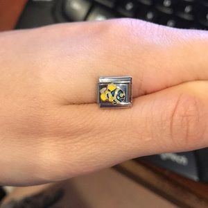 Italian Charm Bracelet Clown Fish Blue